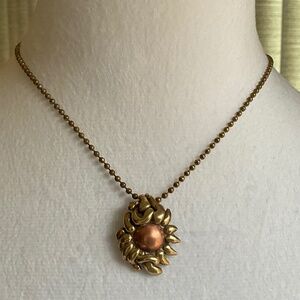 Brass & Copper Artisan Necklace